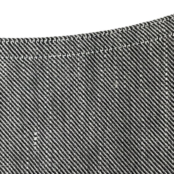 Theory Structured T Twill Linen Short Sleeve Midi Shift Dress Gray Size L Lined - Picture 6 of 16